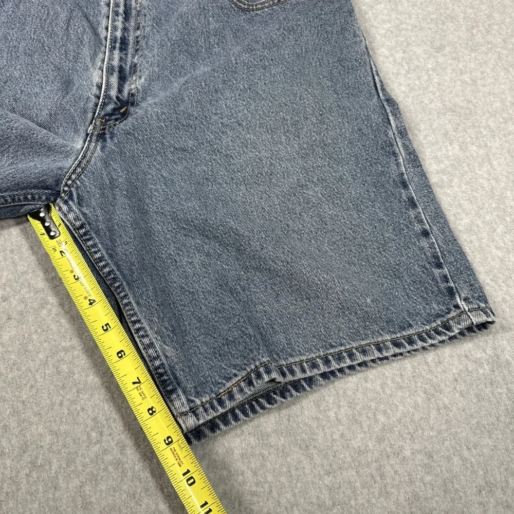 Levis Strauss Vintage Relaxed Fit Men's Jorts 38x9 Medium Wash Blue Denim